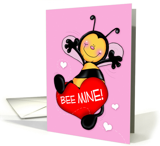Bee Mine Bumblebee Valentine card (1415562)