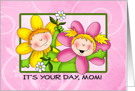 Mother’s Day Happy Flowers for Mom card