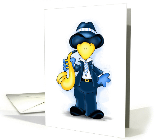 Too Cool Birthday BluesBird card (1434158)