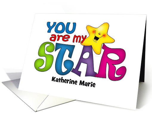 You are My Personalized Star card (1434162)