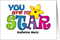 You are My Personalized Star card