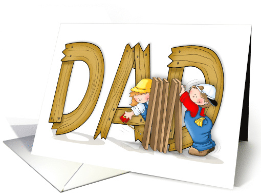 Building a Birthday for Dad card (1434166)