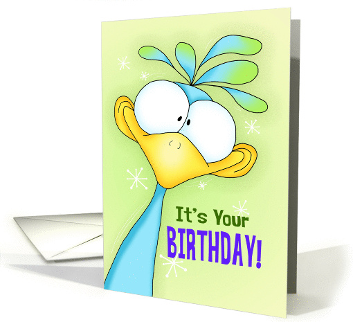 Amazing Birthday Bird card (1448230)