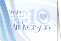 Ten Year Anniversary Milestone card