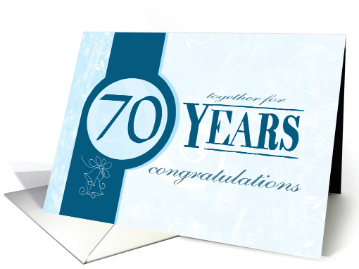 Seventy Year Anniversary Milestone card (1448840)