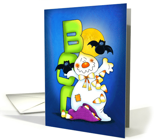 Boo Ghost Halloween card (1449358)