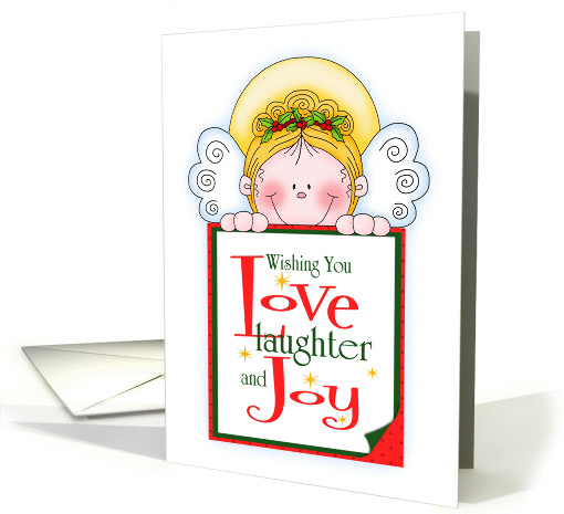 Holiday Messenger Angel card (1454126)