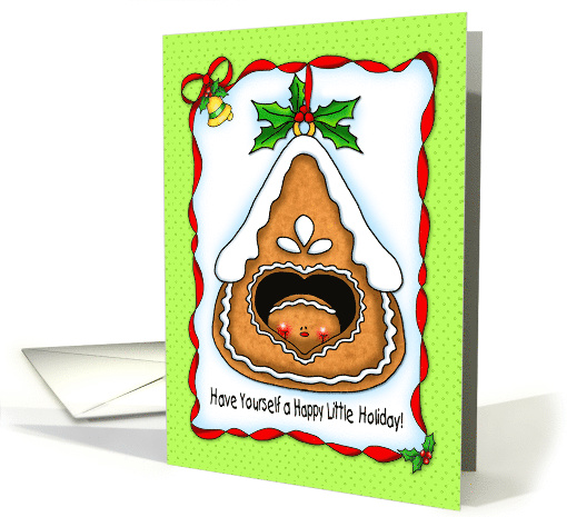 Happy Little Gingerbread Christmas card (1454136)