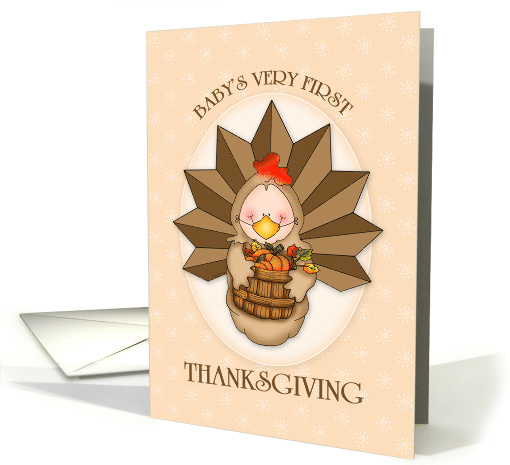Turkey Baby First Thanksgiving card (1466912)