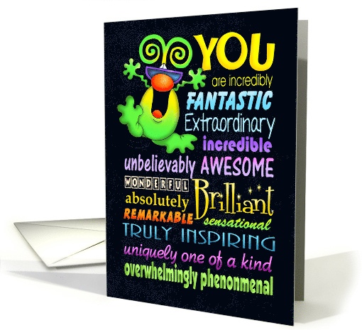 You are Positively Extraordinary card (1475126)