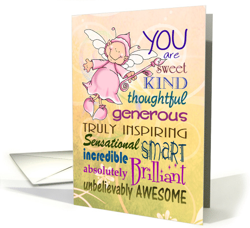 Positively Sweet Pixie Thoughts card (1475132)