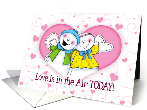 Love Snowman Couple Valentine card (1508464)