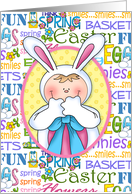 Easter Surprise Bunny card