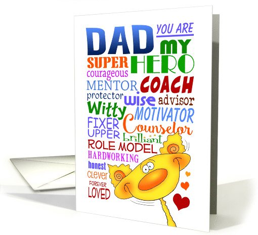 Words for My Dad on Father's Day card (1521444)