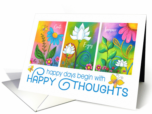 Happy Days Happy Thoughts card (1561958)
