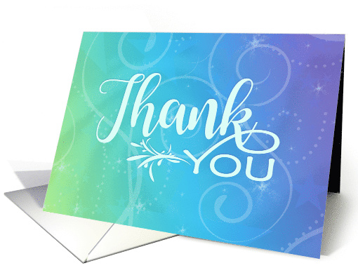 Starry Sky Thank You card (1580180)