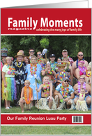 Family Mock Magazine Cover Photo card
