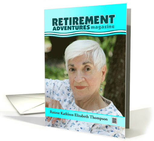 Retirement Mock Magazine Cover Photo card (1598046)