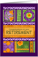 Retirement Patchwork card