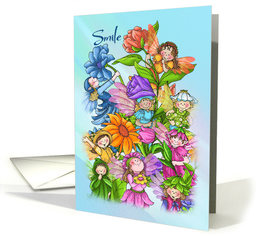 Happy Day Garden Fairy Smiles card (1671546)