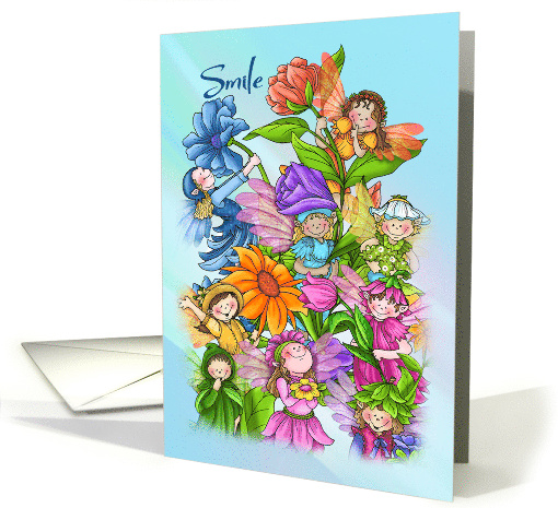 Happy Day Garden Fairy Smiles card (1671546)