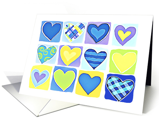 Happy Day Scrappy Hearts Thinking of You card (1693710)