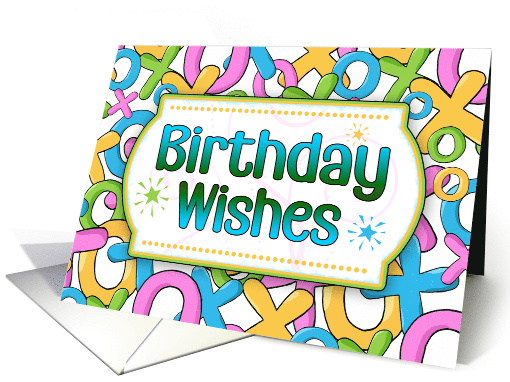 Hugs and Kisses Birthday Wishes card (1735248)