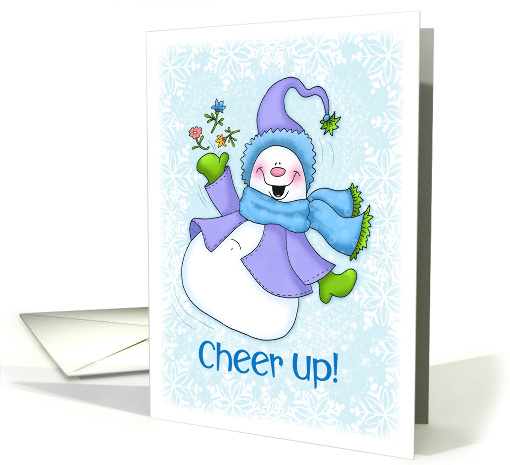 Cheer Up Dancing Snowman card (1757540)