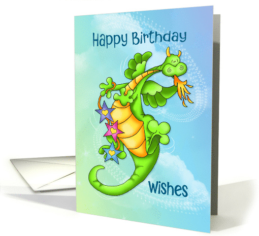 Birthday Wishes Magical Dragon card (1757556)