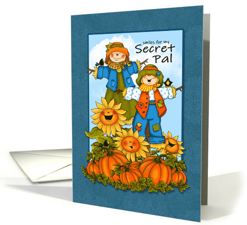 Secret Pal Scarecrow and Smiles card (1796836)