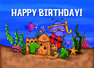 Birthday Sandcastle...