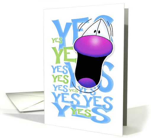 Smiling Yes Congratulations card (1879252)