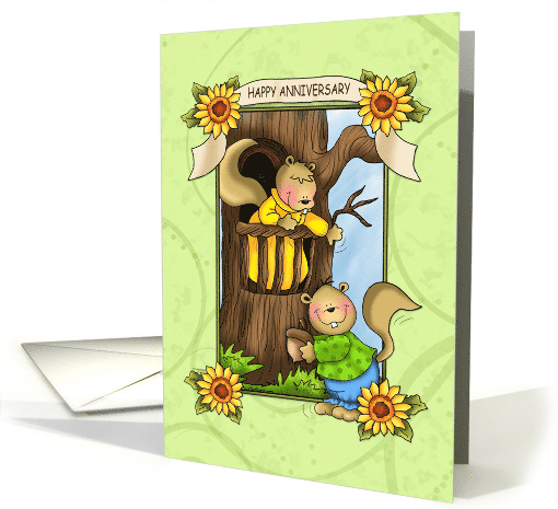 Anniversary Tree Squirrels card (1879272)