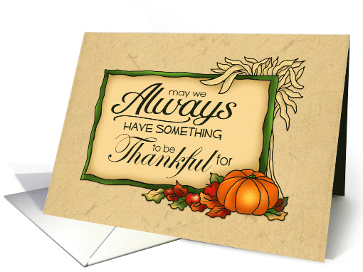 Always Thankful for Fall Harvest card (1879314)