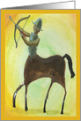 Sagittarius Zodiac Horoscope Horse Birthday November 22  December 21 card