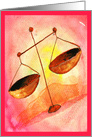 Libra Zodiac Horoscope Birthday September 23  October 22 card