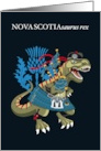 NOVASCOTIAsaurus Rex Scotland Ireland Nova Scotia family Clan Tartan card