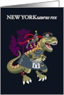 NEWYORKsaurus Rex New York USA State Clan Tartan card