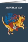 McPUSSAY Clan Tartan Feline Cat Scotland Ireland Pets card