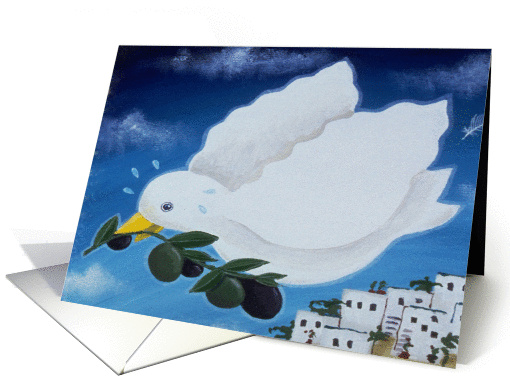Peace Dove card (1400118)