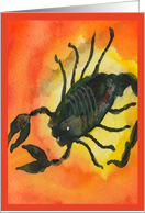 Scorpio Zodiac Horoscope Birthday October 23  November 21 card