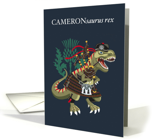 CAMERONsaurus Rex Scotland Ireland Cameron Erract Clan... (1691422)