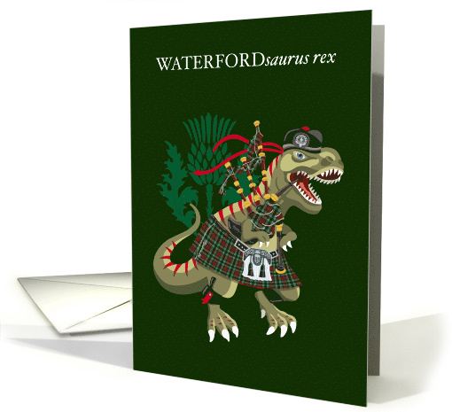 Clanosaurus Rex WATERFORDsaurus rex Waterford Irish... (1703364)