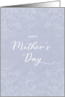 Happy Mother’s Day with White Flowers card