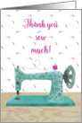 Thank you sew much - thank you for someone who sews card