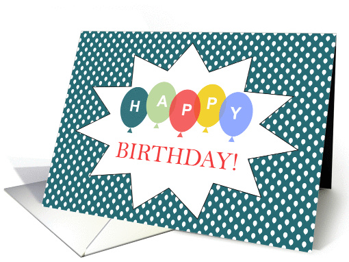 A general happy birthday wish - suitable for anyone card (1414204)
