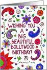 Big Beautiful Bollywood Birthday card