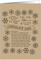 Chocolate Ginger Cake card