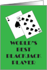 World’s Best Blackjack Player card