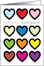With Love On Your Birthday card
